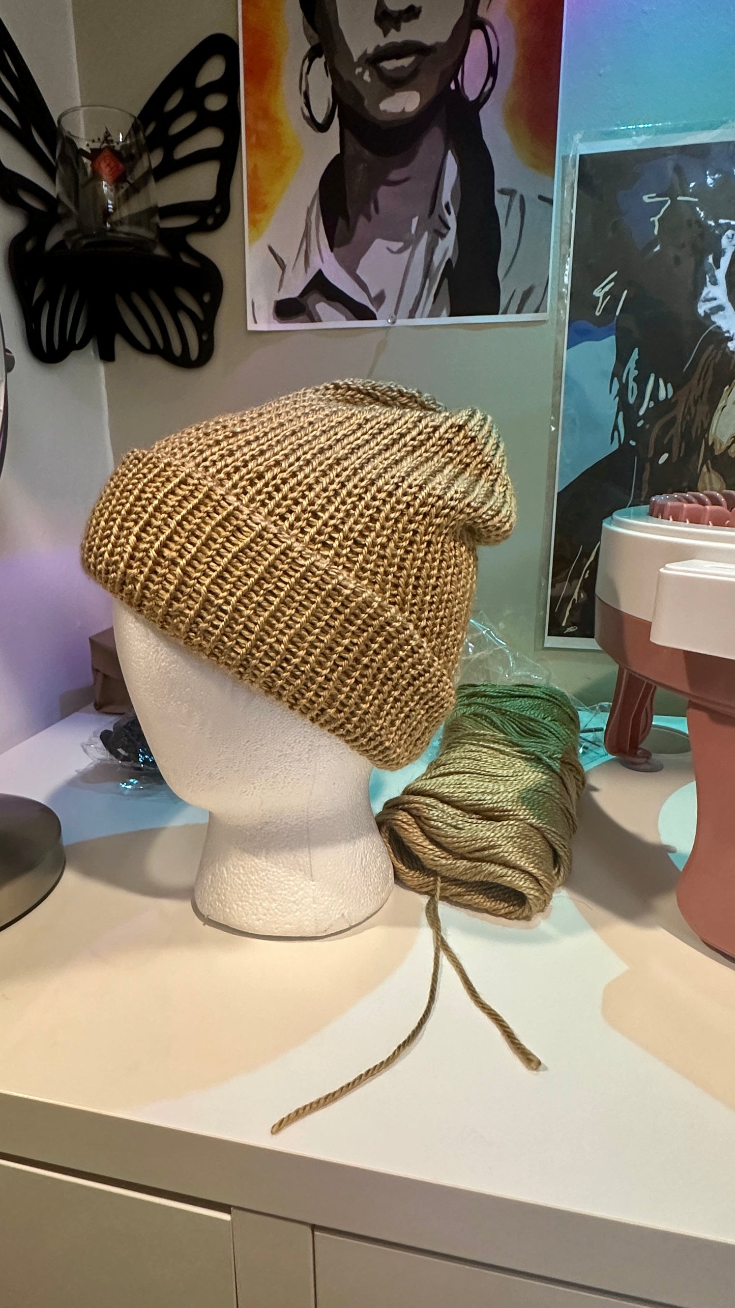 Gold Knit Beanie